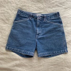 Gravel & Gold Denim Painter Short (Yuba Wash)